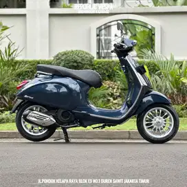 Piaggio Vespa Sprint 150 3V Th 2014 Warna Biru Perfect Condition