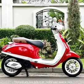 Piaggio Vespa SPRINT 150 3V Tahun 2014 Warna MERAH PERFECT CONDITION M