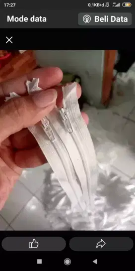 Resleting ykk Kepala Besi