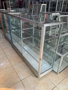 Etalase kaca 100cm dan 150cm
