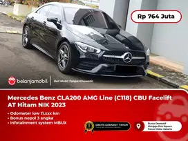 [ LOW KM ] Mercedes Benz CLA200 AMG Line (C118) CBU AT Hitam 2023 2024
