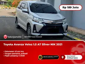 [PAJAK PANJANG] Toyota Avanza Veloz 1.5 AT Silver 2021/2022