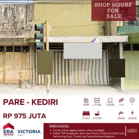 DIJUAL Ruko di Pare Kab Kediri Cocok Untuk Segala Usaha, Lokasi Strate