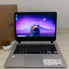 Laptop Second Slim Asus A407M Celeron N4000 RAM 4/256GB Layar 14FHD