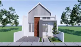 RUMAH MINIMALIS DESAIN MODERN BEBAS BANJIR TEMBALANG