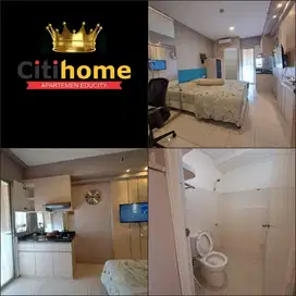 Di sewakan bulanan studio furnish apartemen educity by Citihome