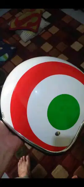 Jual helm vespa original like new ukuran xl