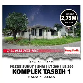 Rumah sudut lokasi bebas banjir komplek Tasbi 1 / tasbih 1