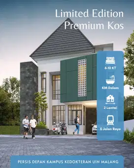 Rumah Kost Depan Kampus UIN Kedokteran Batu Malang