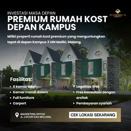 Rumah Kost Stategis Depan Kampus