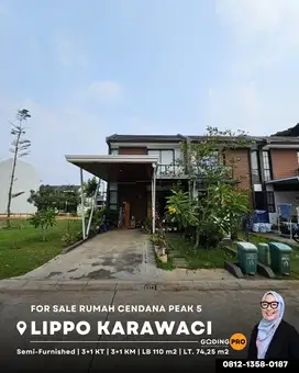 Dijual Cepat Rumah Sudah Renov di Cendana Peak 5 Lippo Karawaci