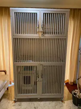 Cat’s Home (RUMAH KUCING) Alumunium/Stainless ANTI-KARAT-2 TINGKAT