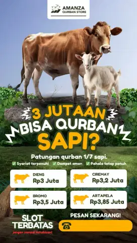 Jual Hewan Qurban Domba Dan Sapi