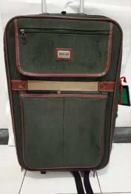 Koper 21 inchi model lama bahan jean kain tebal kuat Import bagus
