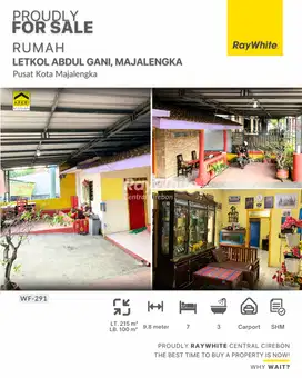 Jual Rumah Stategis di Pusat Kota Majalengka