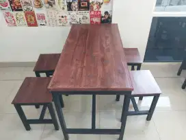 JUAL MURAH MEJA KURSI MAKAN / CAFE / NONGKRONG