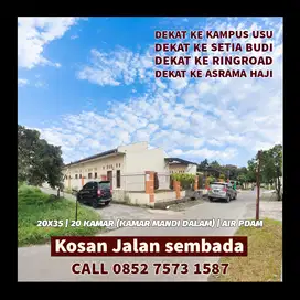 Rumah kosan di jalan sembada