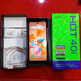 Infinix Hot 40i 8/256 Black Bekas, Terawat