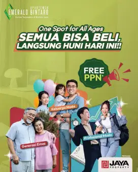 DiJual Apartemen Emerald Bintaro Bayar 19 Langsung Huni