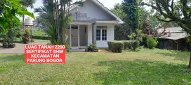 TANAH MURAH DI JUAL BERIKUT RUMAH VILLA DI PARUNG BOGOR
