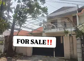 CA458 Dijual Rumah 2 LT Pusat Kota Murah Strategis SHM di Cempaka