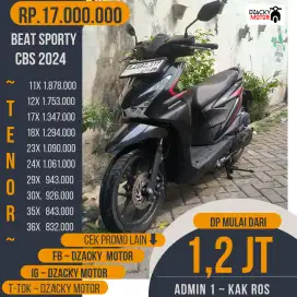 HONDA NEW BEAT SPORTY CBS 2024 SECOND LIKE A NEW