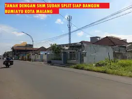 DIJUAL TANAH SUDAH SHM SPLIT BUMIAYU KOTA MALANG