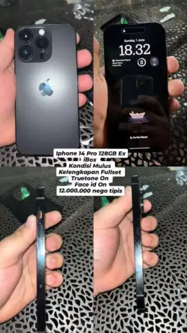 Jual iphone 14 pro 128gb ex ibox