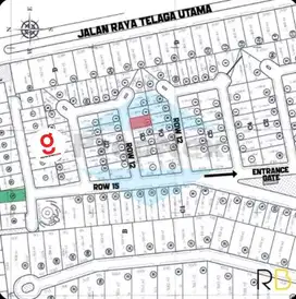 Dijual kavling di taman golf citraland