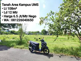 Jual Tanah Area Karangasem, Dekat jajar, Manahan, Kampus UMS, Alana