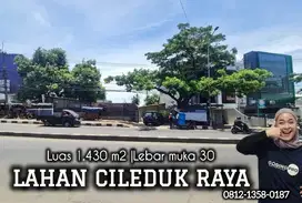 dijual murah kavling pinggir jalan raya ramai di ciledug tangerang