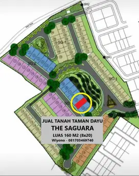 Tanah Taman Dayu di Resort Cilla The Saguara paling murah dari lainnya