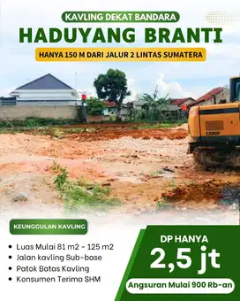 Kavling Murah dekat Bandara Natar