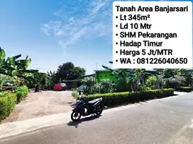 Jual Tanah Siap Bangun Area Sumber Banjarsari, Dekat Manahan,Pintu Tol