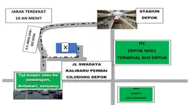 Tanah SHM 260 dekat GDC Depok Jalan SwadayA CIlodong DepOk