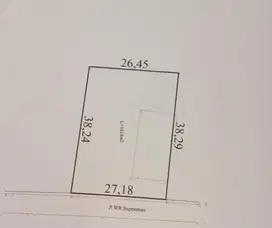 Tanah Luas 1.000 m2 di Jalan WR Supratman / Bintaro - Jakarta