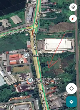 Dijual Tanah Lokasi Strategis Kota Karawang Cocok Untuk Bisnis Resto