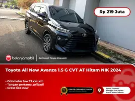 [ LOW KM ] Toyota All New Avanza 1.5 G CVT AT Hitam 2024/2025