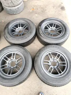 Enkei rpt1 ring 18x9 pcd 6x139,7 ET 0 ban 265/60 R18 4pcs Fortuner dll