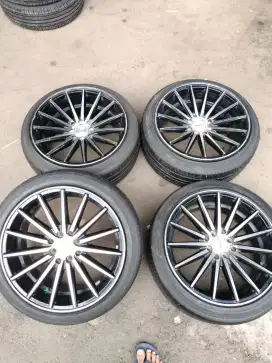 Velg Vossen ring 17x7-8,5 pcd 4x100/114,3 ban 205/45 R17 4pcs