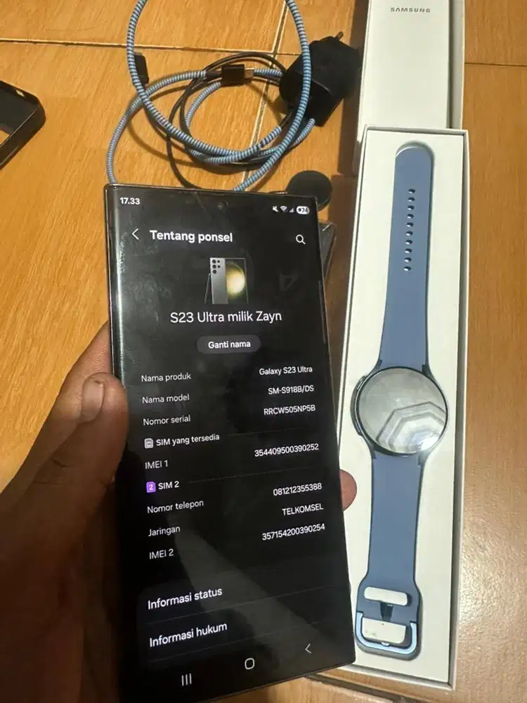 Samsung s23 ultra 12/512