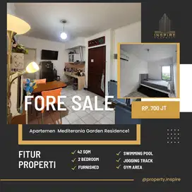 Jual apartemen mediterania 1 2BR full furnish siap huni jakarta barat