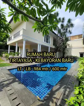 Rumah baru di TIRTAYASA Kebayoran Baru lokasi nyaman