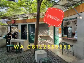 DISEWAKAN Tempat Usaha Kuliner, Lapak Jualan MAKANAN Cafe Outdoor