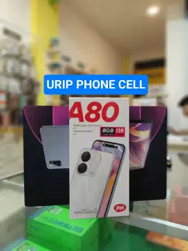 ITEL A80 8/256 promo+bonus cash & credit Garansi Resmi