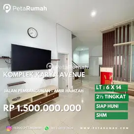 Rumah villa karya avenue jalan pembangunan daerah karya & amir hamzah
