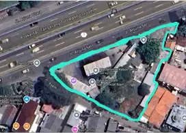 KAVLING KEBON JERUK LUAS 1.588M COCOK UNTUK BUKA USAHA,PINGGIR JALAN R