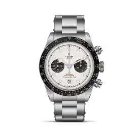 Tudor Heritage Blackbay White Dial Chronograph with Bracelet 41 - New