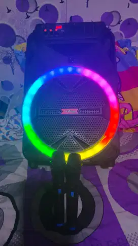 Speaker advance 12 inci LED bluetooth mix ada 2