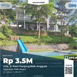 Villa Dijual, Pasir Panjang, Jogjogan, Cisarua, Bogor, Jawa Barat
